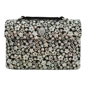 NWT Kurt Geiger Kensington Silver Sequin Star Crossbody Chain Bag